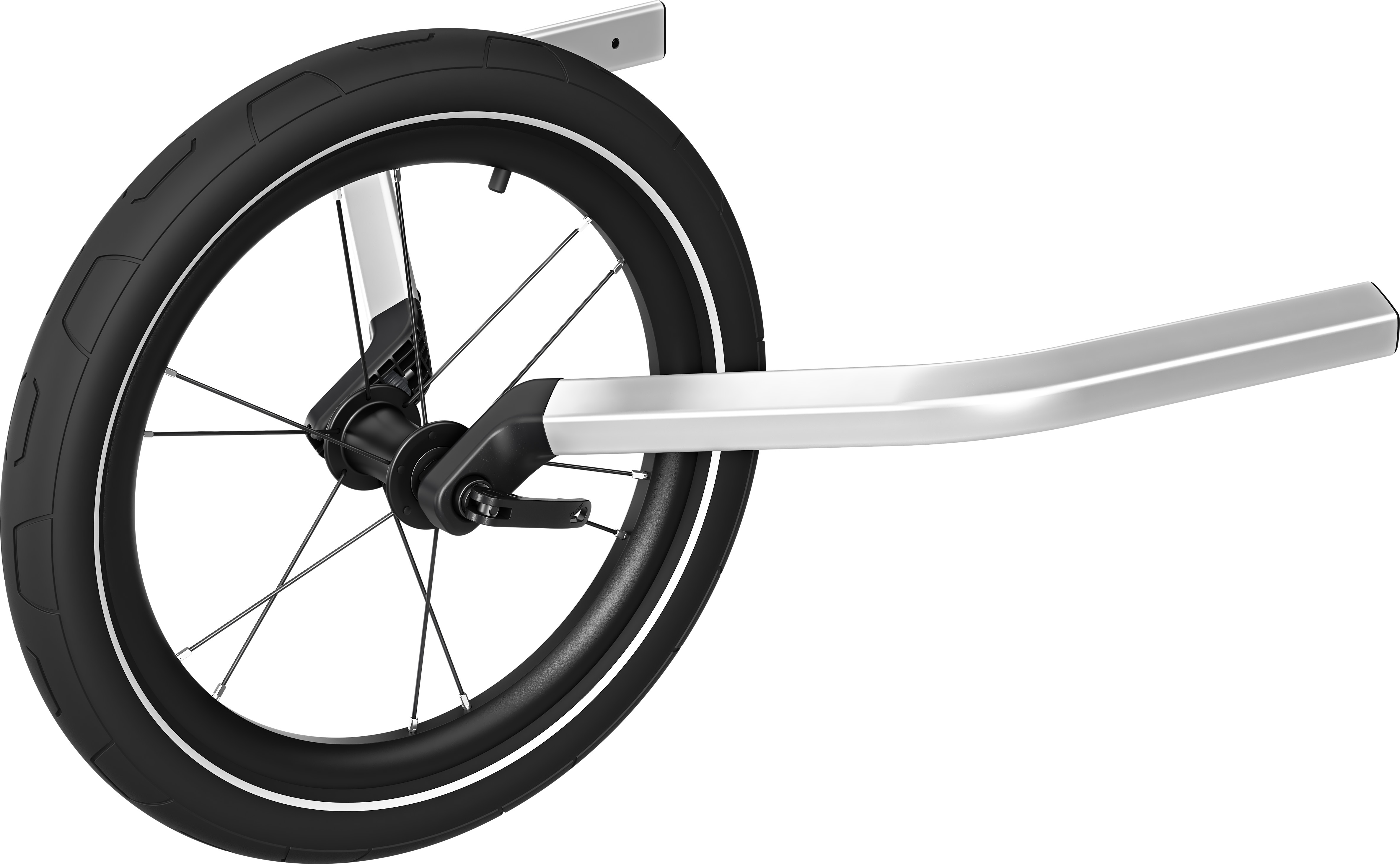 Thule Chariot Jog Kit Double Aluminium/black