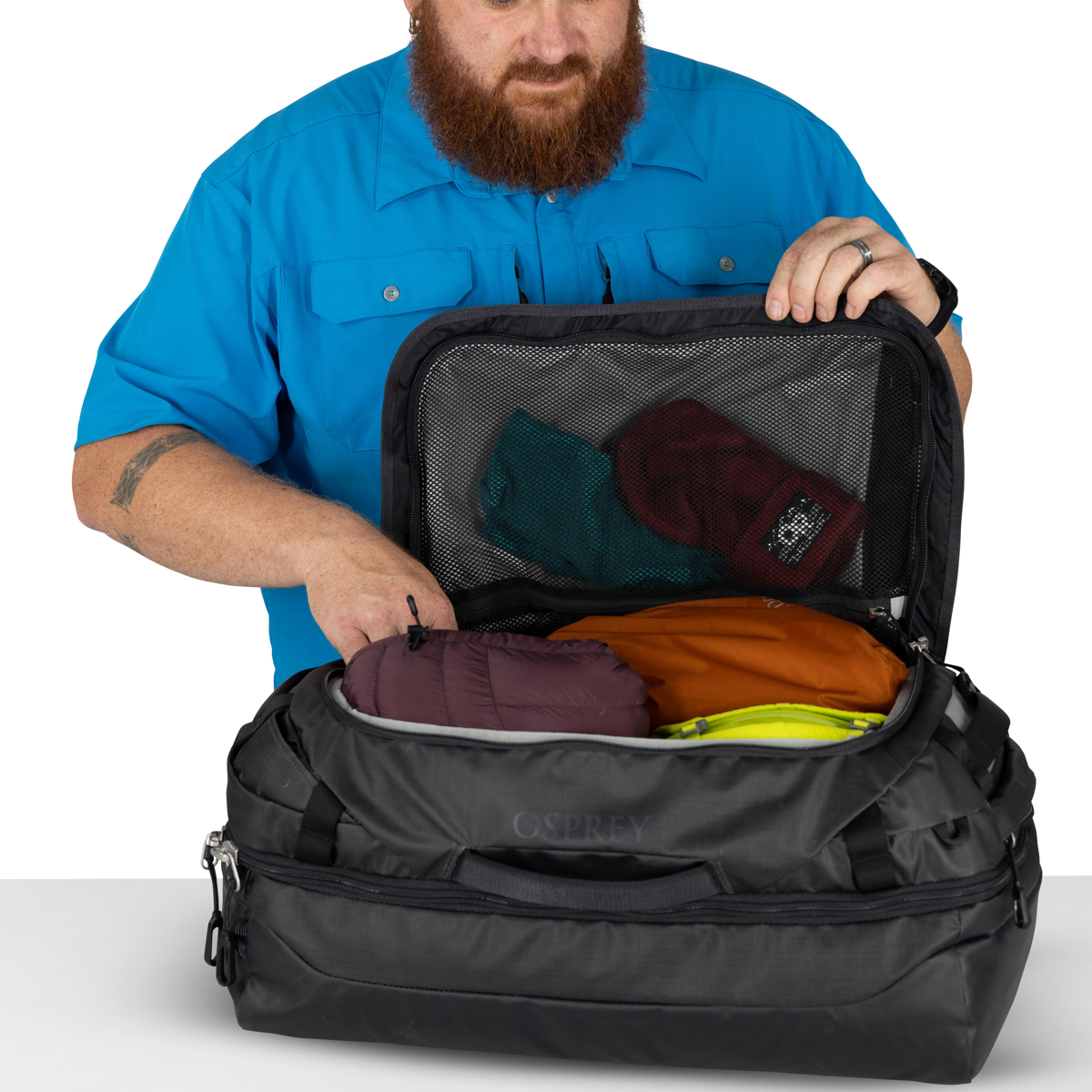 Osprey Transporter Squffel 44 Raven Black/black
