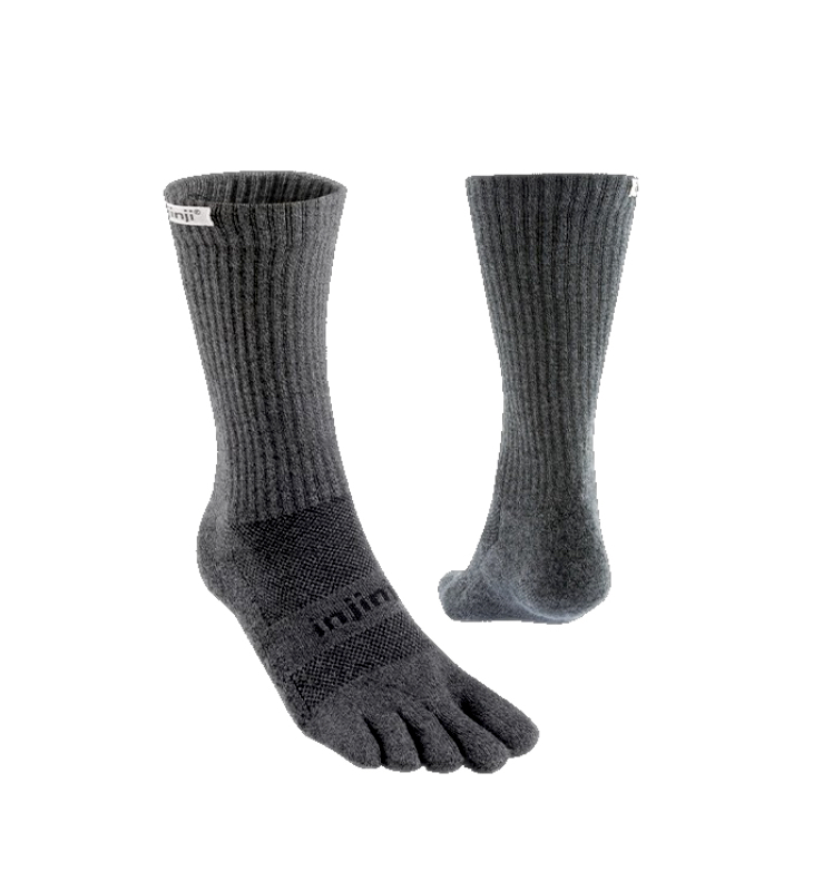 Injinji Trail Midweight Crew Granite