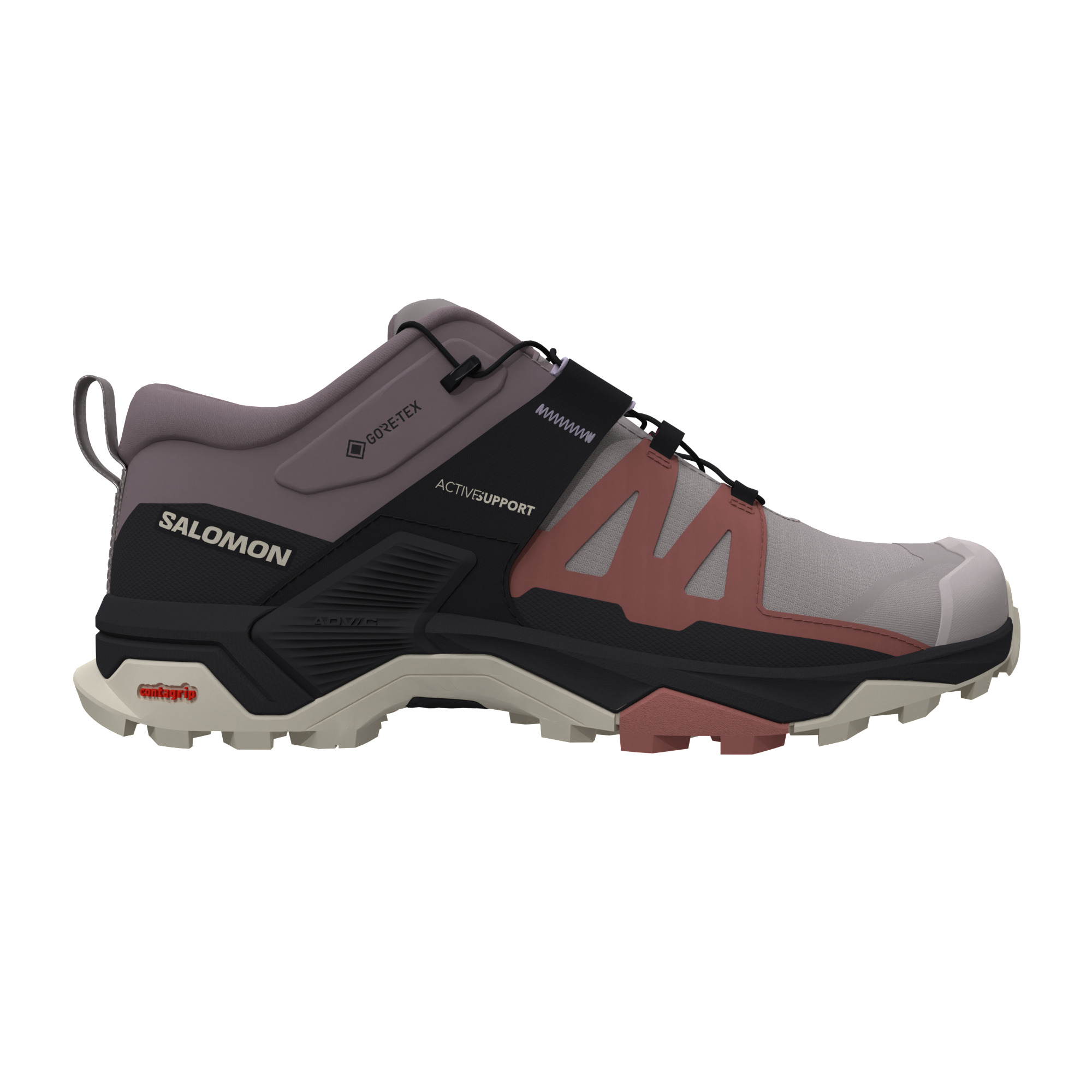 Salomon Women's X Ultra 4 GORE-TEX Ashes Of Roses/Light Mahogany/Almond Milk