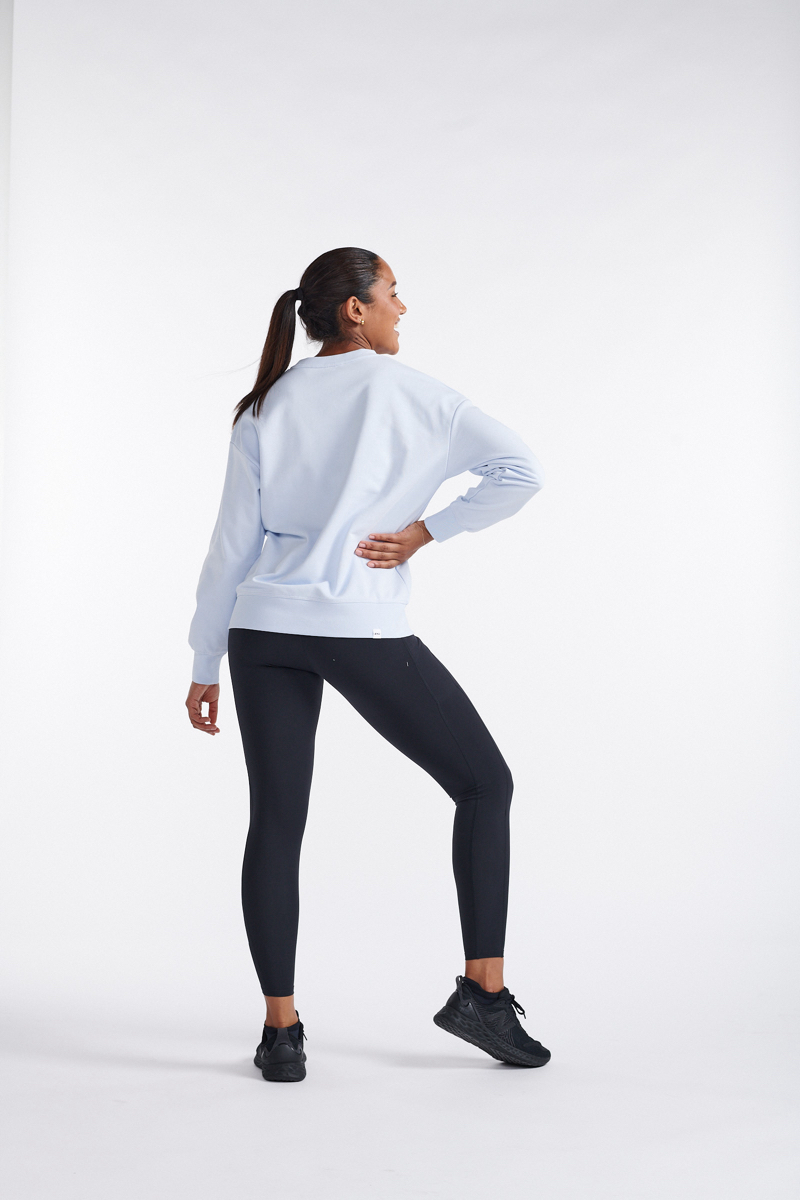 2XU Form French Terry Crew Halogen/White