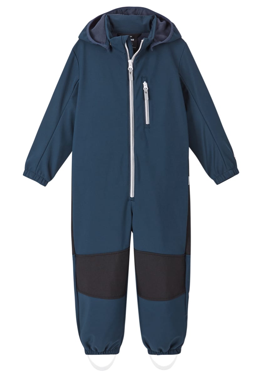 Reima Kids' Softshell Overall Nurmes Navy