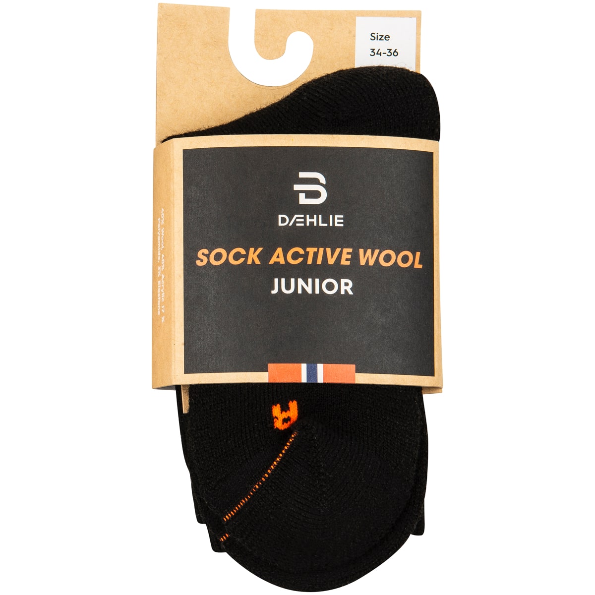 Dæhlie Sock Active Wool Jr Black