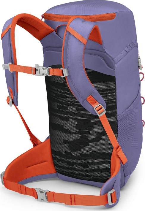 Osprey Kids' Jet 18 Euphoria Purple/Mars Orange