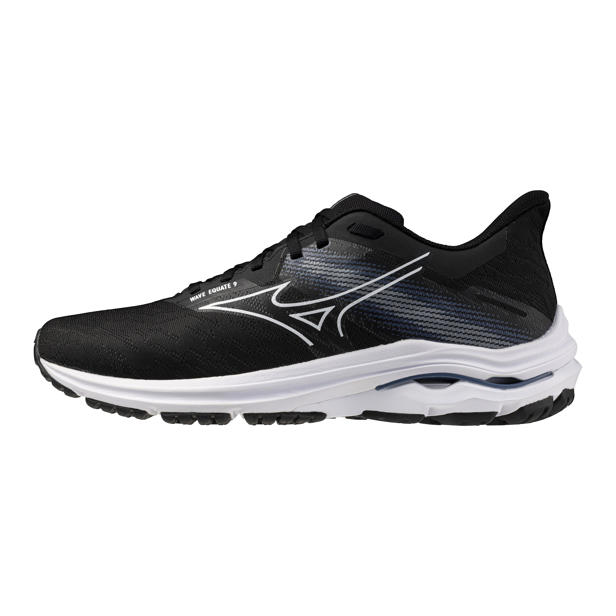 Mizuno Wave Equate 9(M) Black/white/vintage Indigo