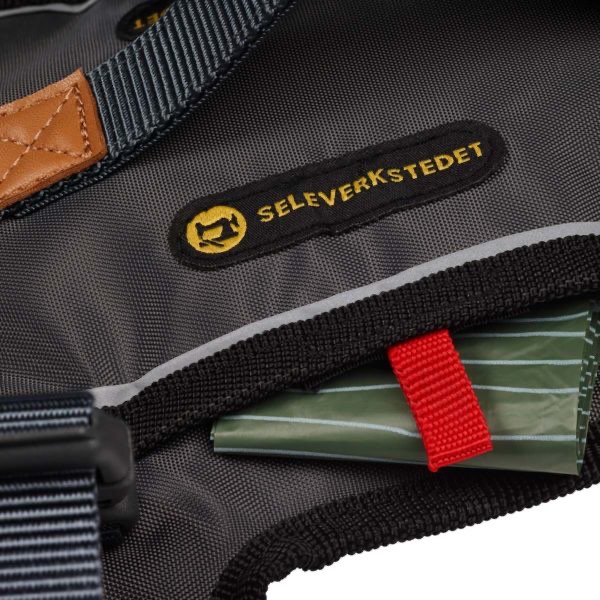 Seleverkstedet Comfort dog harness Grå/brun