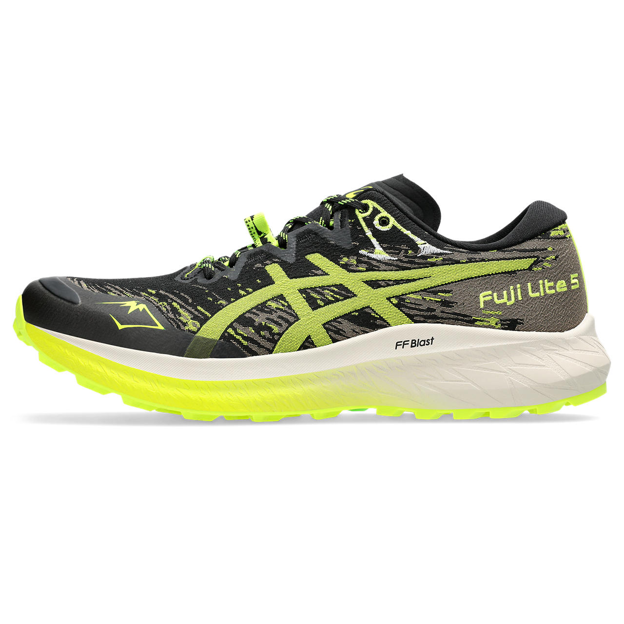 Asics Men's Fuji Lite 5 Black/Safety Yellow