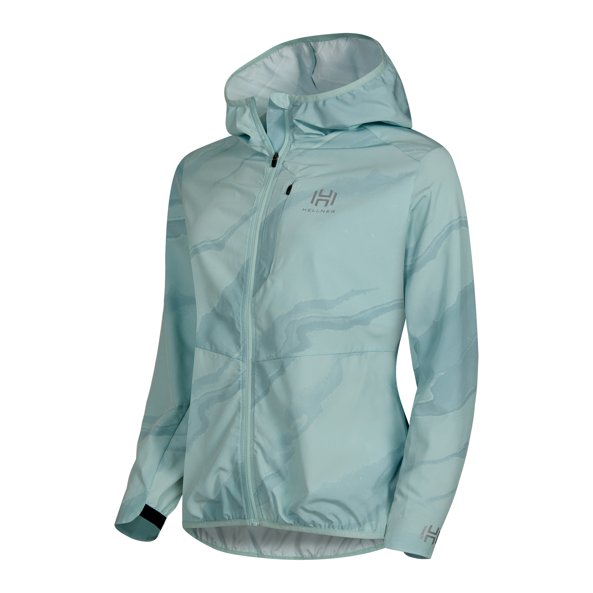 Hellner Women's Aras Running Jacket Blue Haze