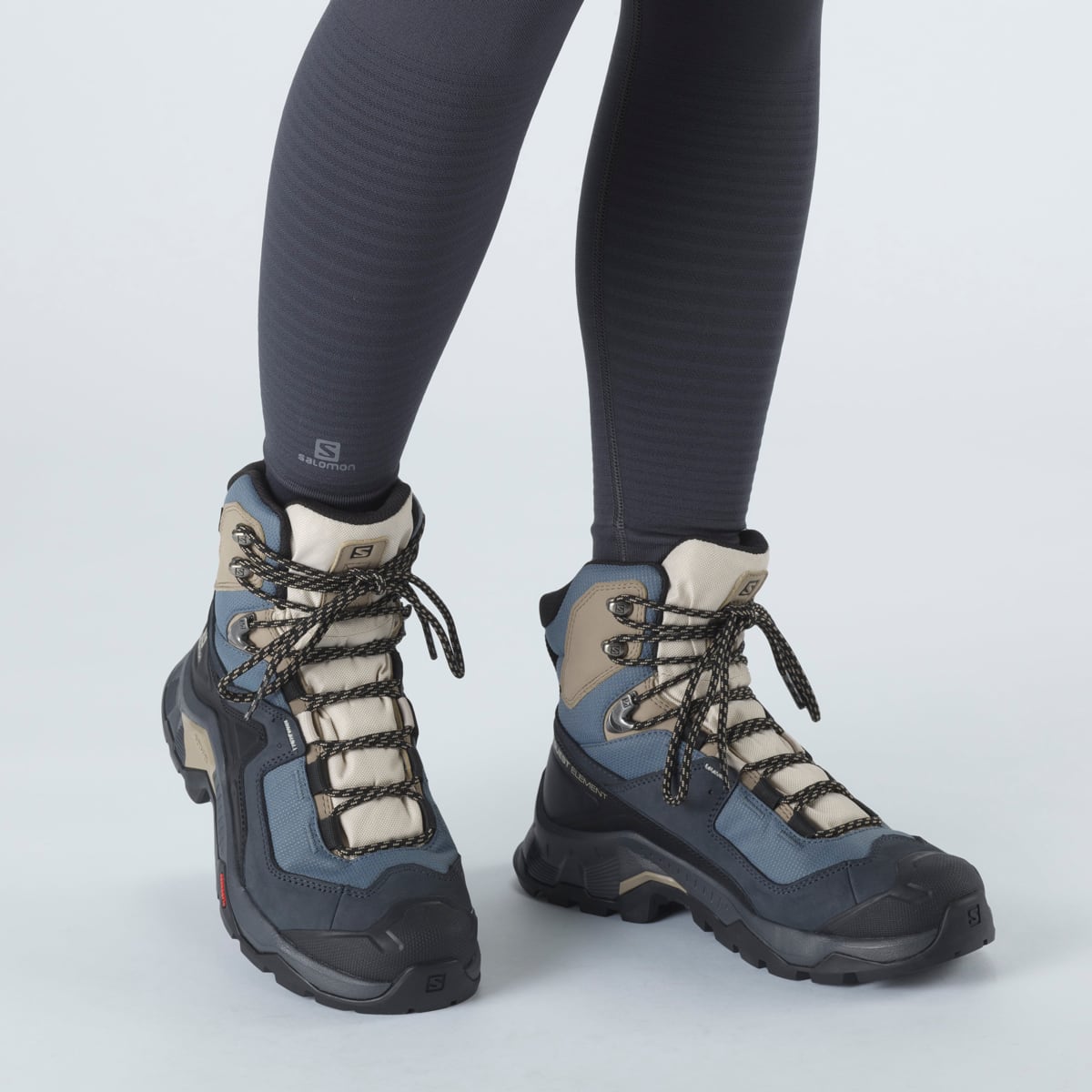 Salomon QUEST ELEMENT GTX W Ebony / Rainy Day / Stormy Weather