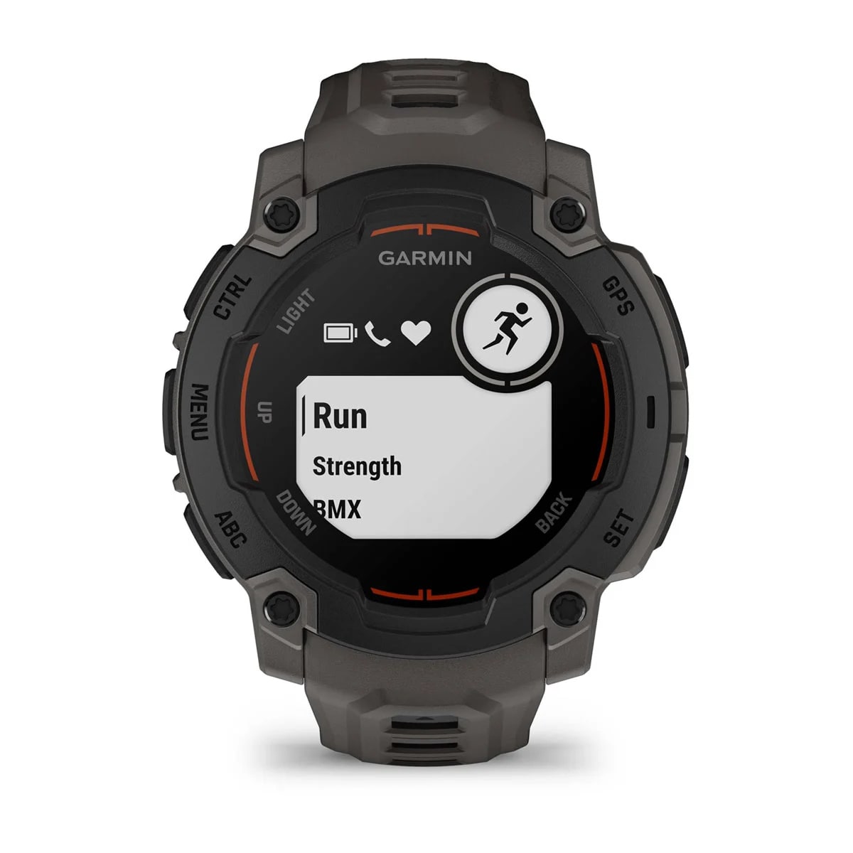 Garmin Instinct E, 45 Mm Black Bezel With Charcoal Band