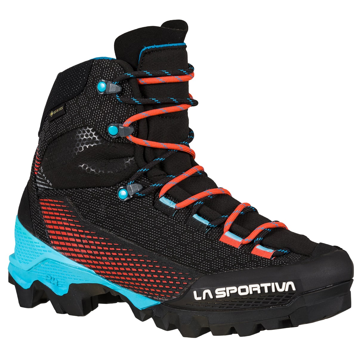 La Sportiva Aequilibrium St Gtx W'S Fjellstøvel Black/hibiscus