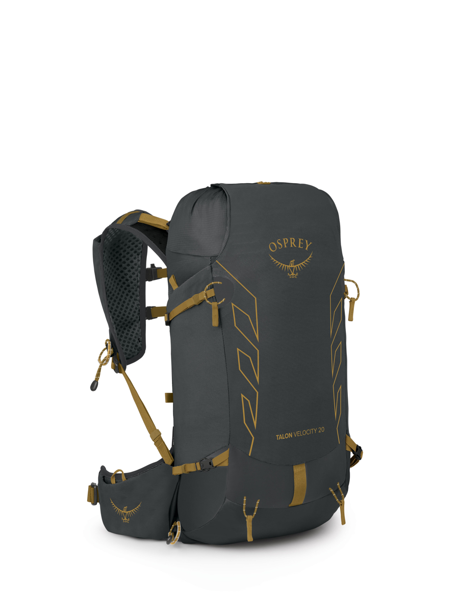 Osprey Talon Velocity 20 Dark Charcoal/tumbleweed Yellow