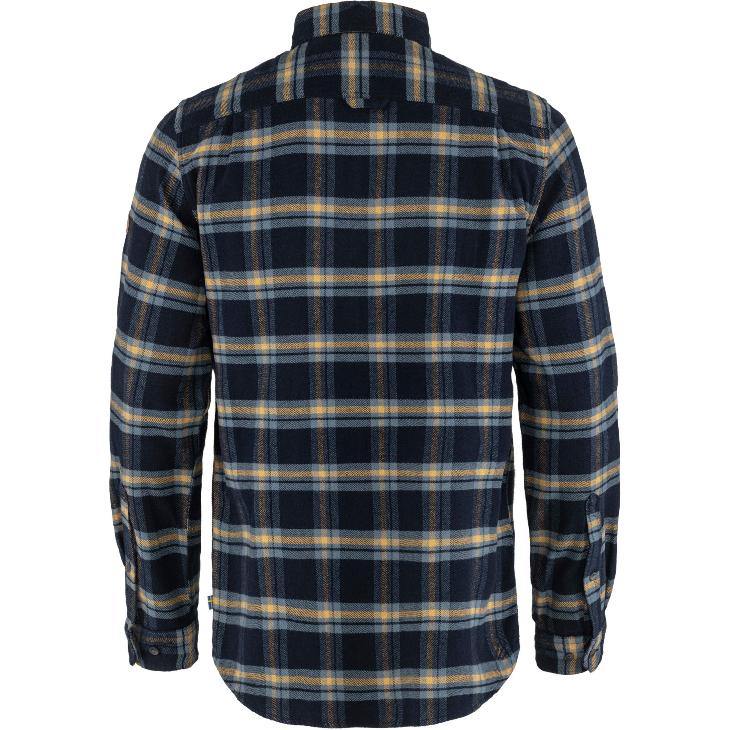 Fjällräven Men's Övik Heavy Flannel Shirt Dark Navy-Buckwheat Brown