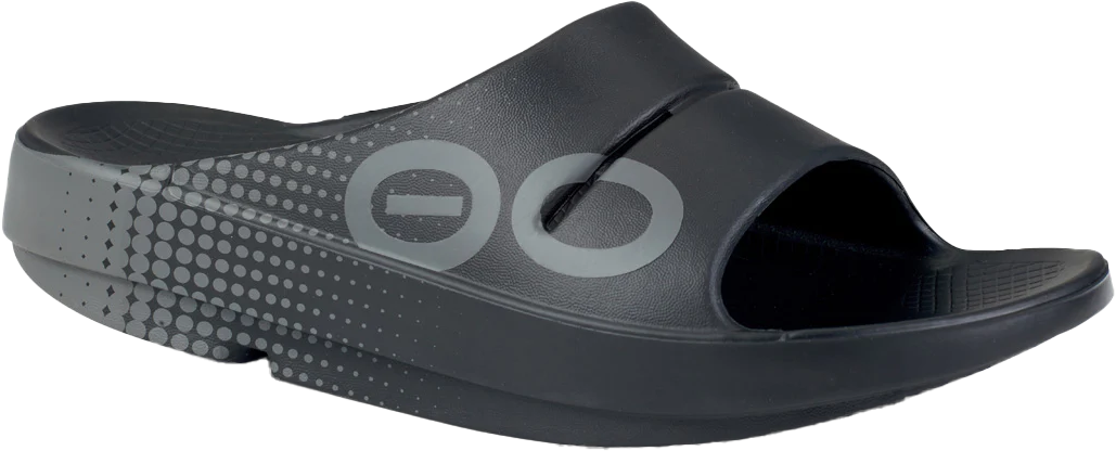 OOFOS OOahh Sport Slide Black Matrix