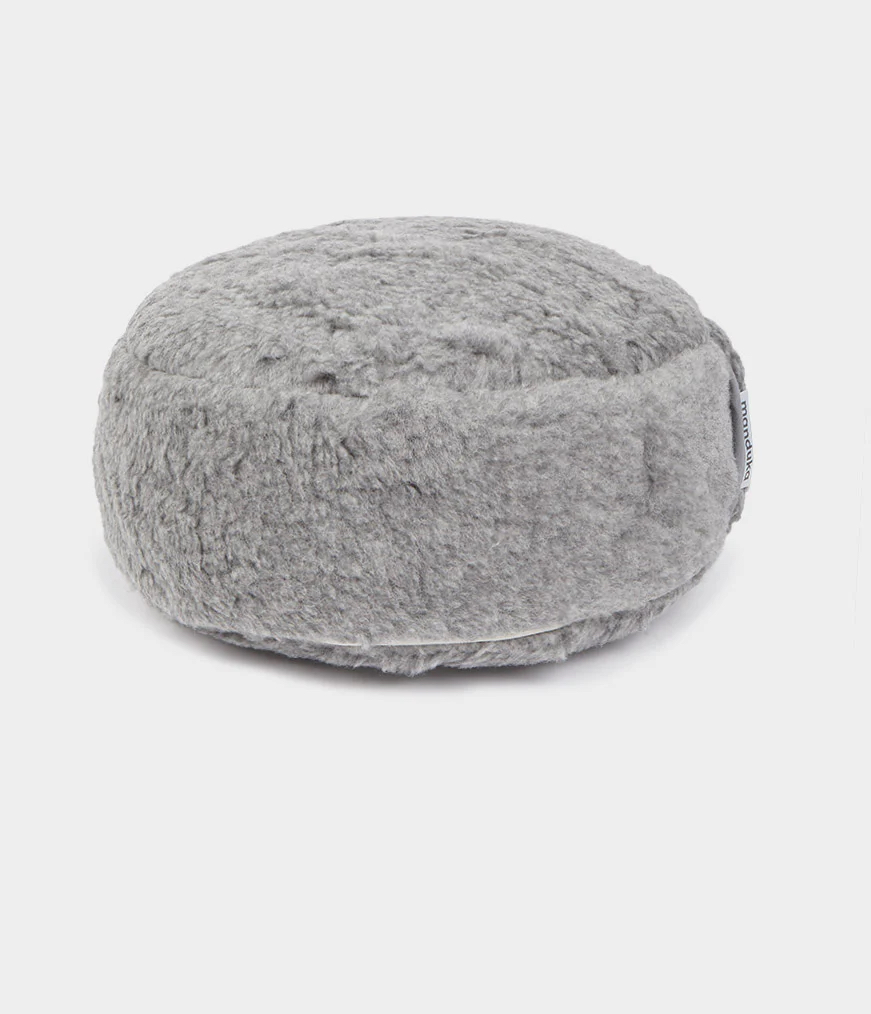 Manduka Wool Meditation Cushion Gry
