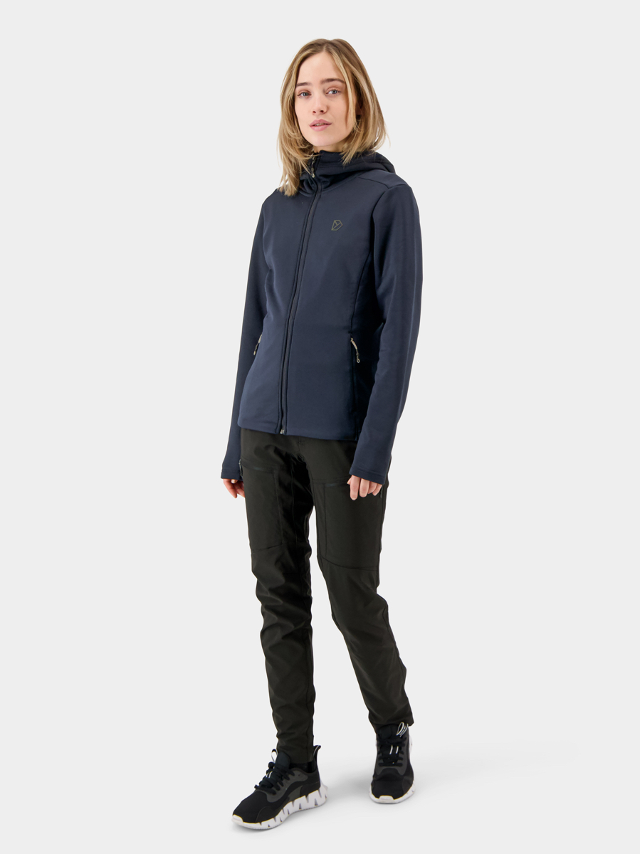 Didriksons Women's Anneli Full Zip 2 Dark Night Blue