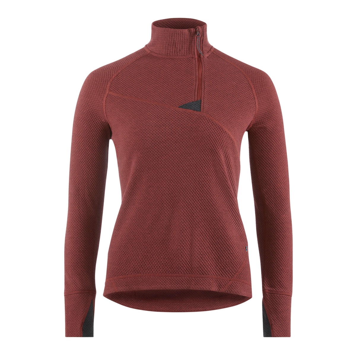 Klättermusen Women's Huge Half Zip Sweater Madder Red