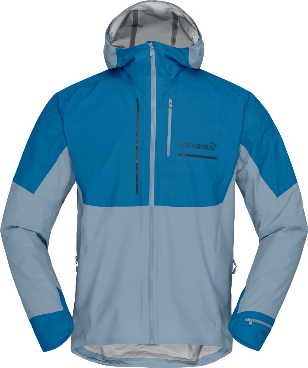 Norrøna Men's Senja GORE-TEX Active Jacket Mykonos Blue/Blue Fog