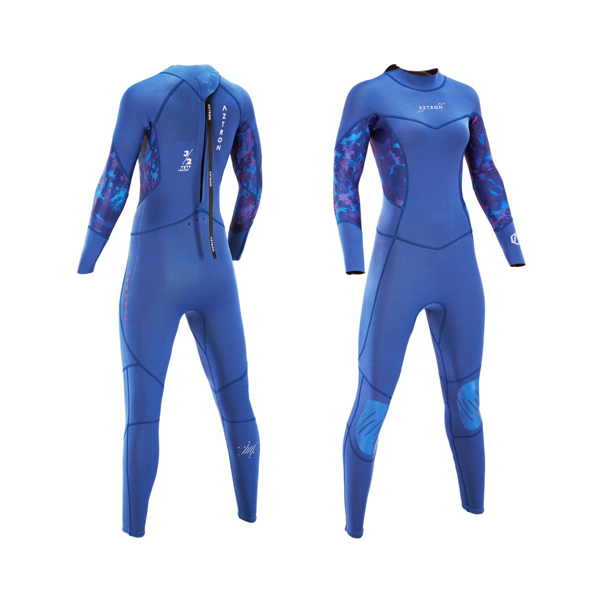 Aztron Aurora Women'S Full Suit Blue