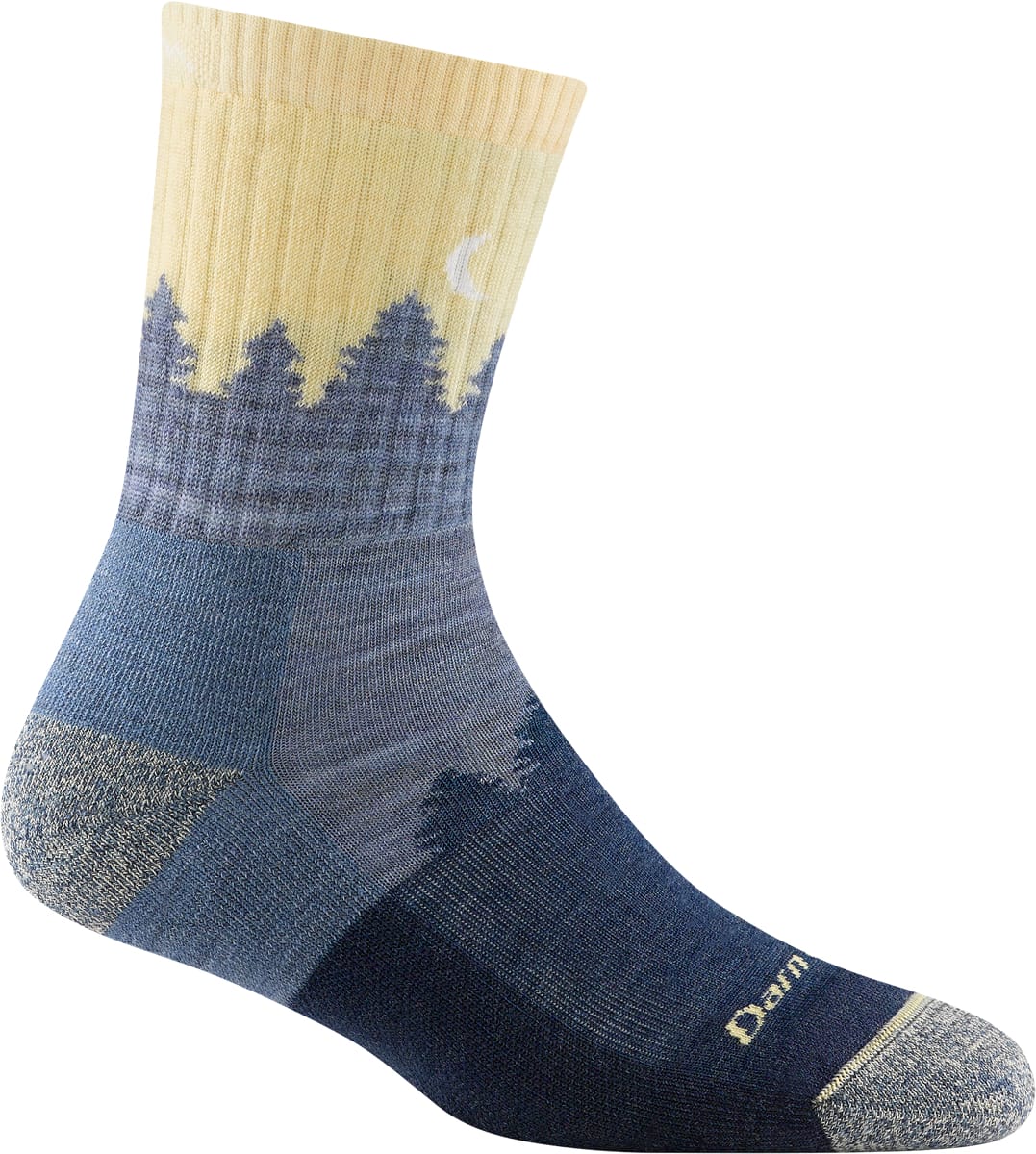 Darn Tough Women's Treeline Micro Crew Cushion Light Denim