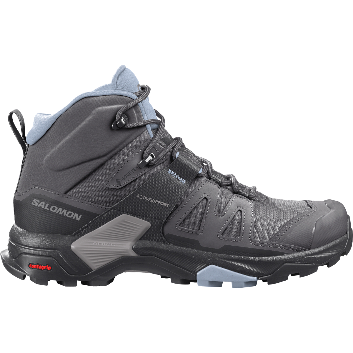 Salomon X ULTRA 4 MID GTX W Magnet/Black/Zen Blue