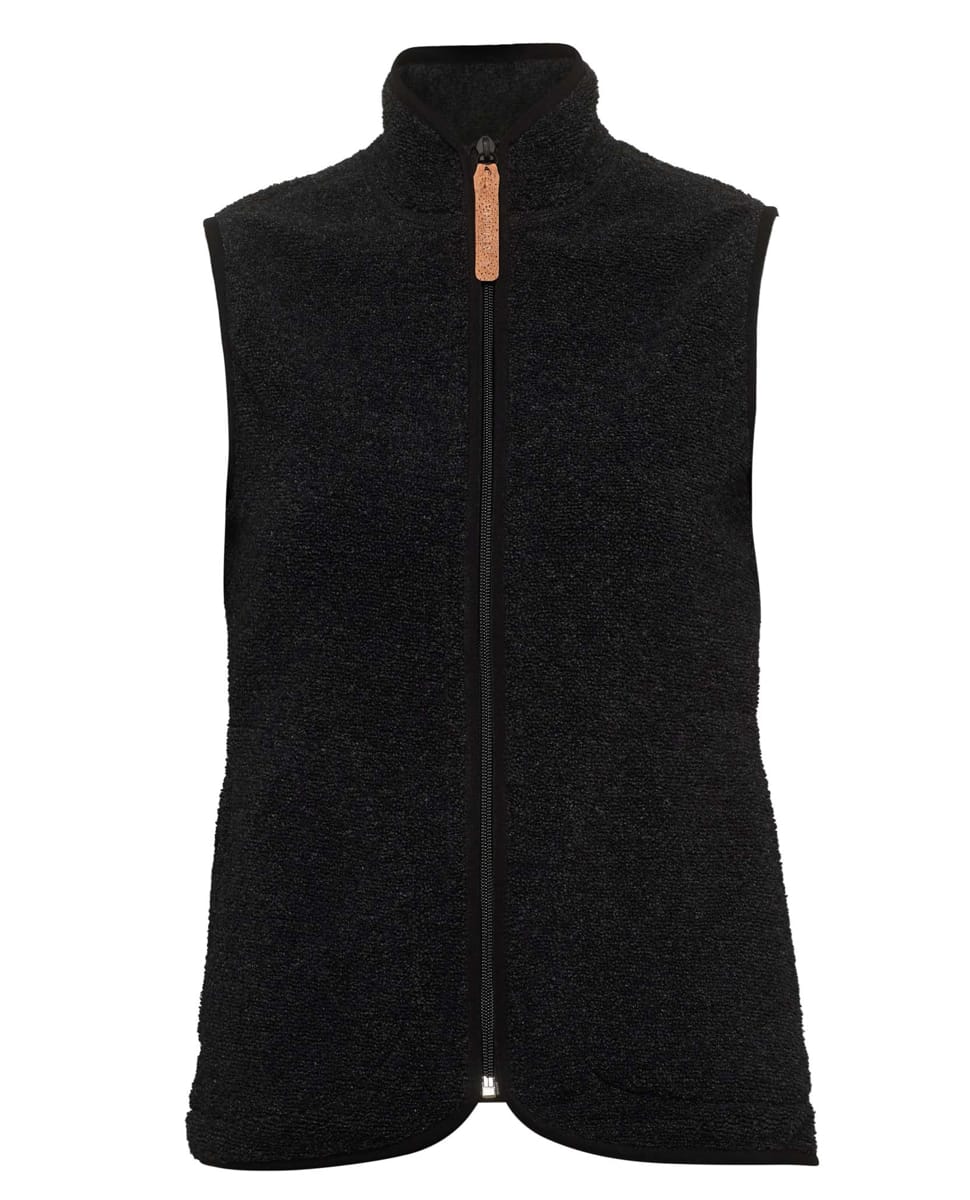 Aclima Women's ReBorn Terry Vest Dark Grey Melange