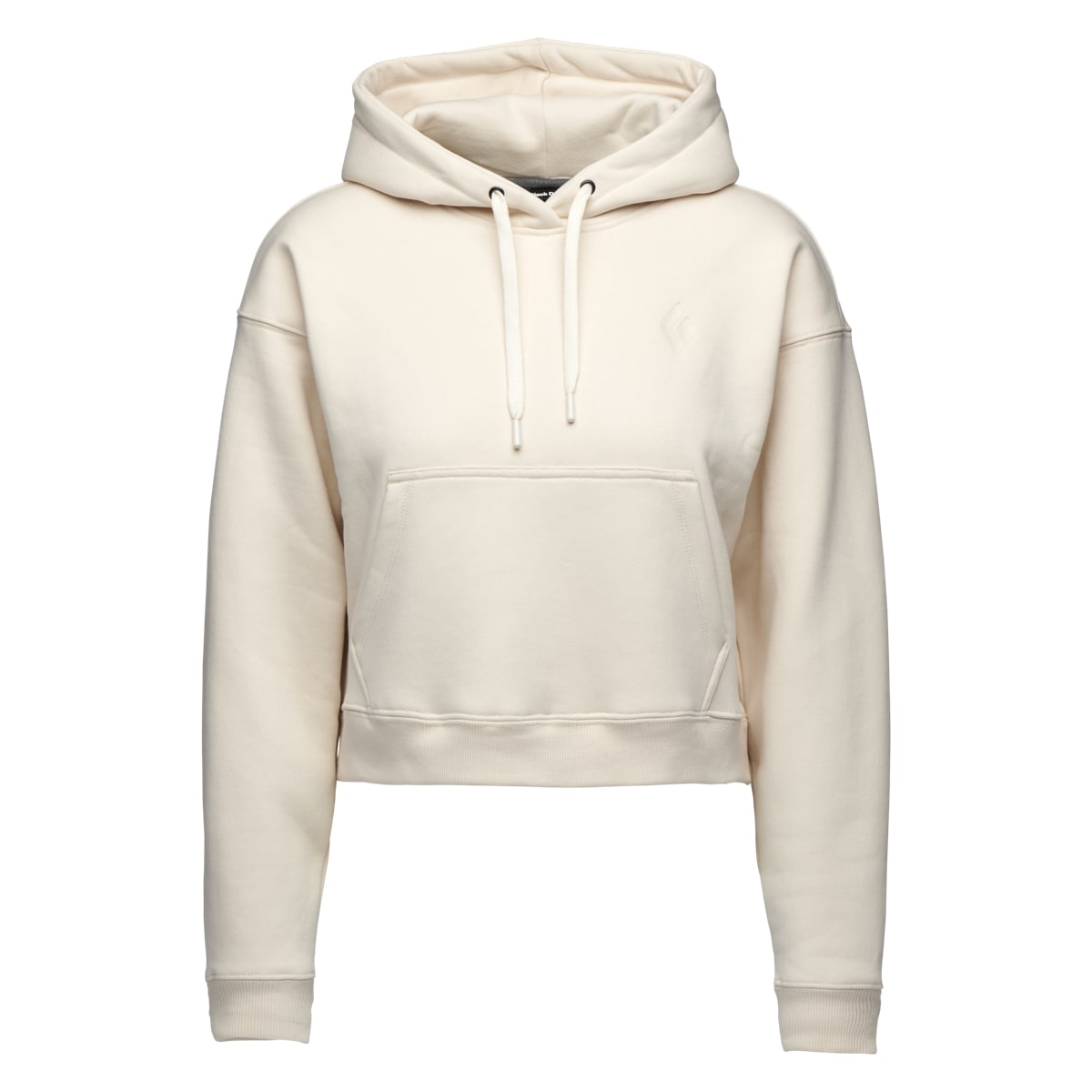 Black Diamond W Crop Po Hoody Off White