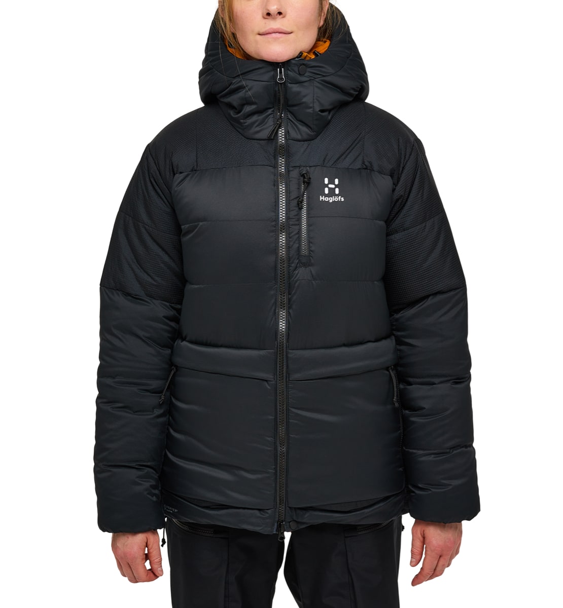 Haglöfs Women's Riksgränsen Down 800 Hood True Black