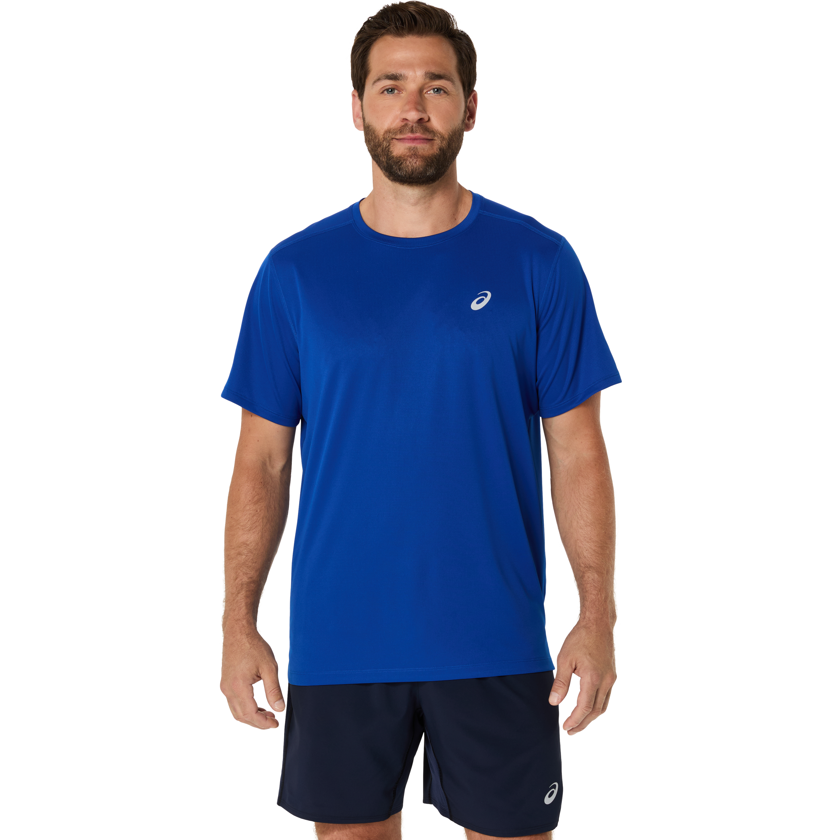 Asics Ms Asics Core Ss Top Asics Blue