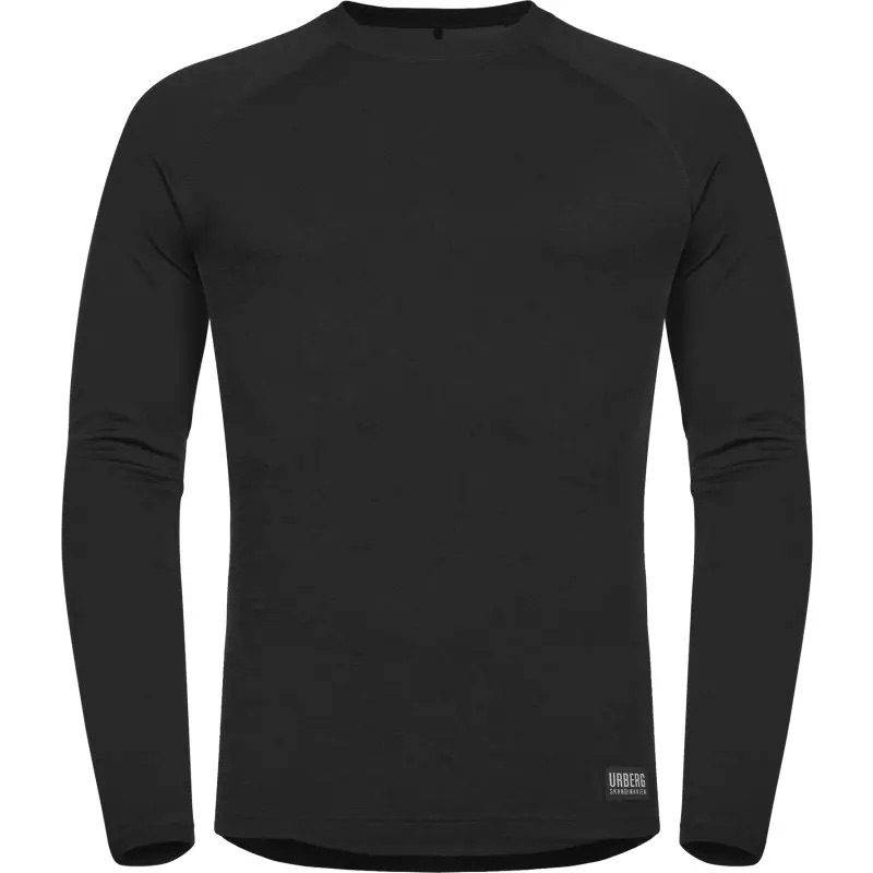 Urberg Merino-Bamboo Base Layer Top Men Black Beauty