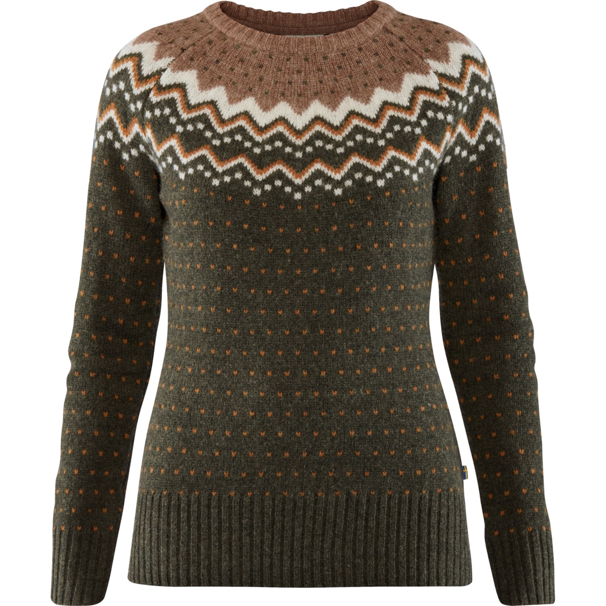 Fjällräven Women's Övik Knit Sweater Deep Forest