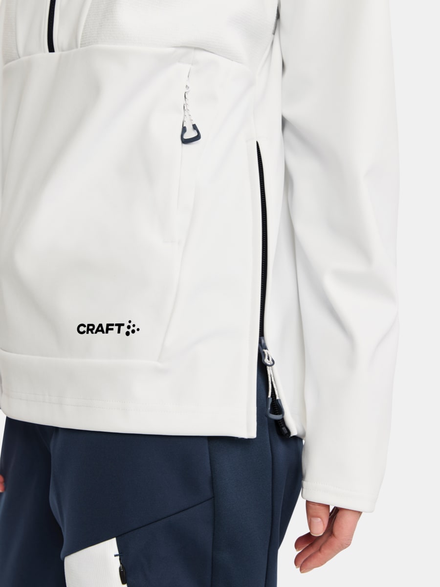 Craft Nor Adv Backcountry Anorak W White/Blaze