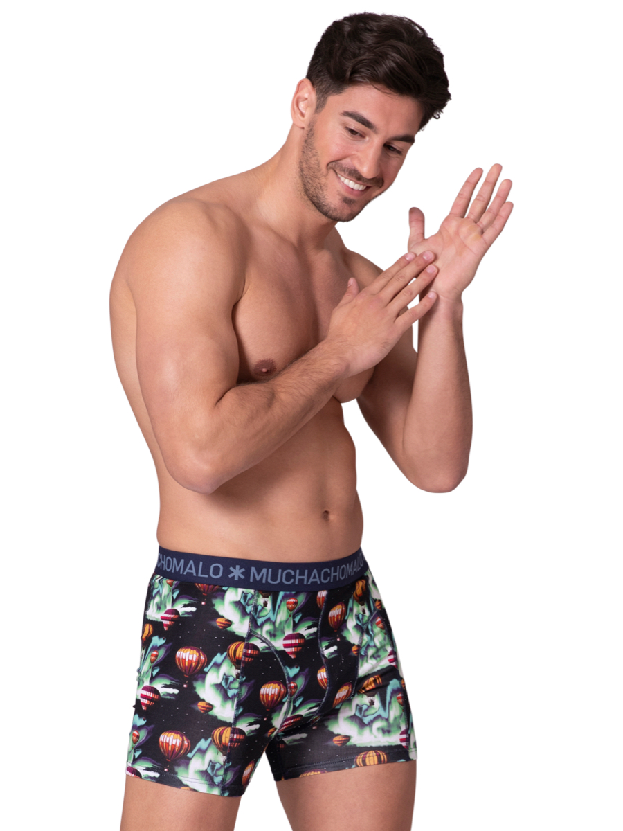 Muchachomalo 1010 Airelement 2pk Boxer Print/print