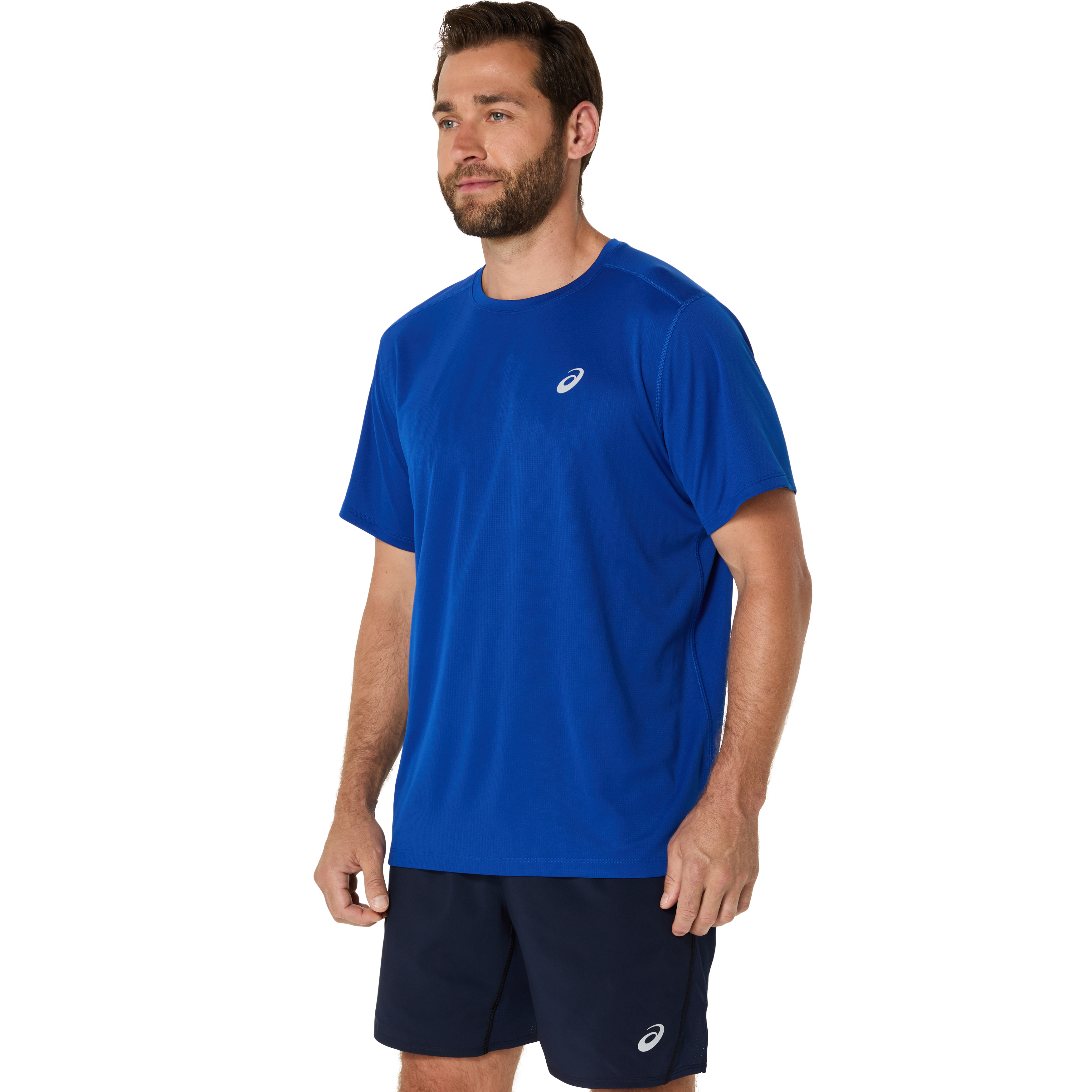 Asics Ms Asics Core Ss Top Asics Blue