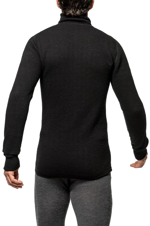 Woolpower Zip Turtleneck 400 Black