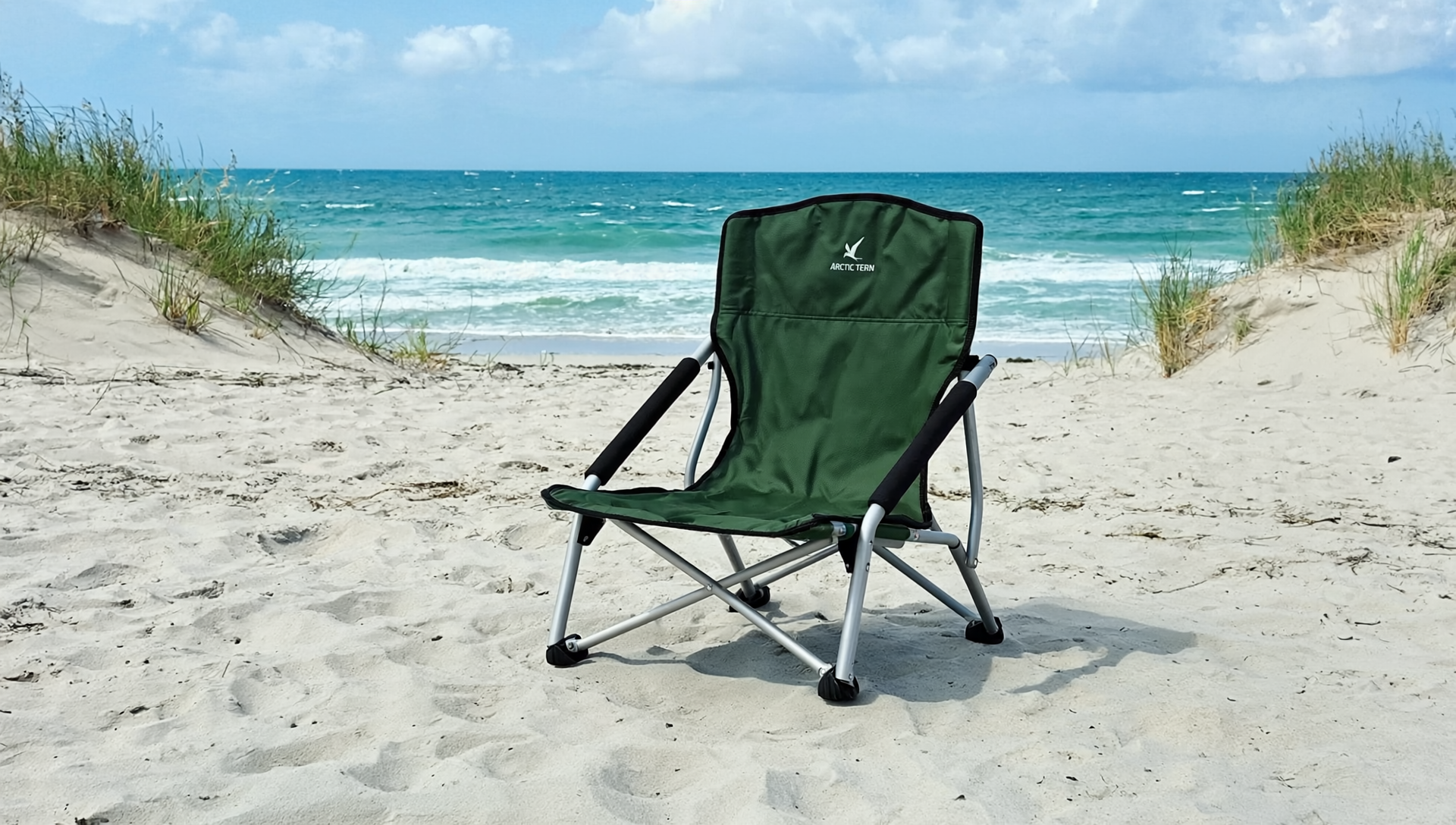 Arctic Tern Beach Chair Cilantro
