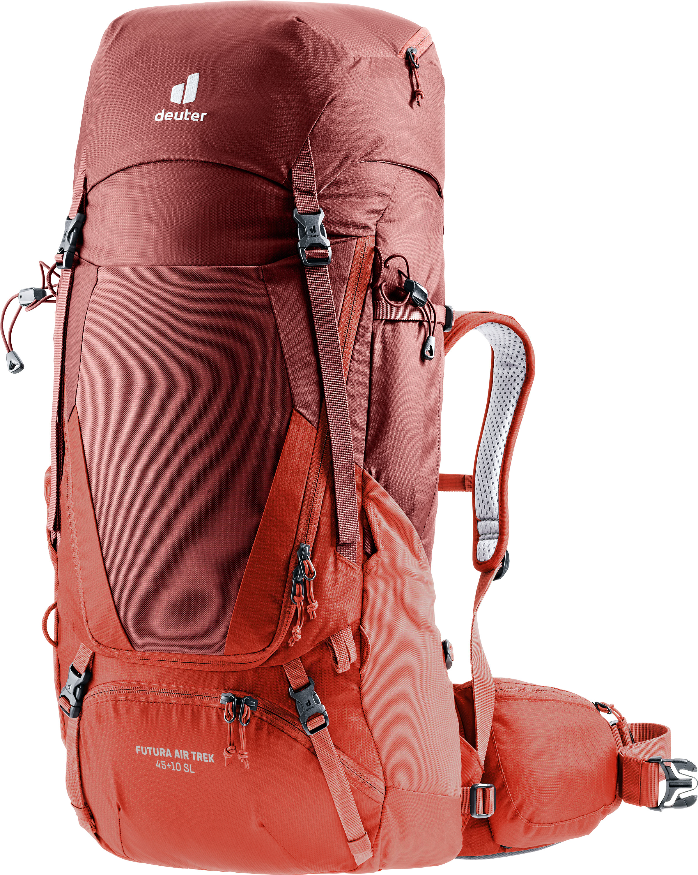 Deuter Futura Air Trek 45 + 10 SL Redwood-lava