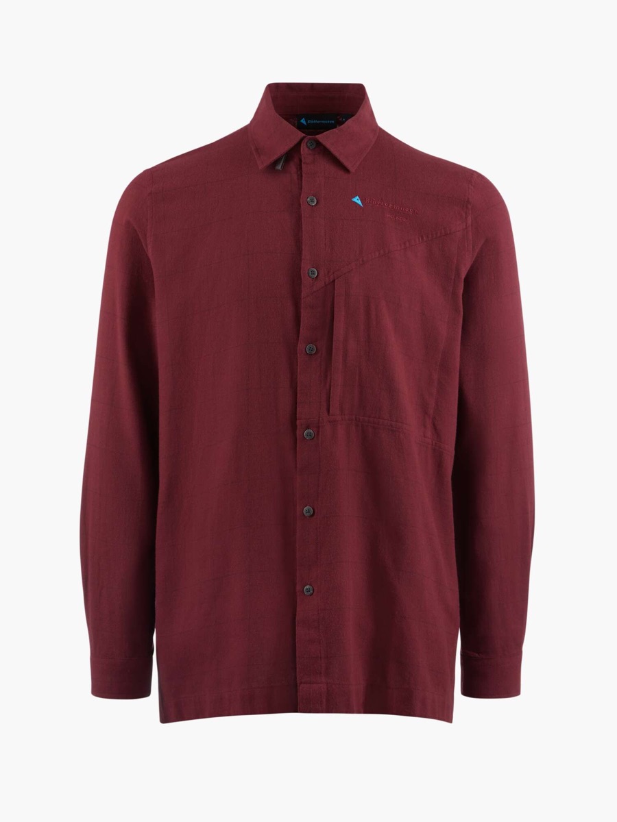 Klättermusen Men's Helheim Long Sleeve Shirt Tawny Red