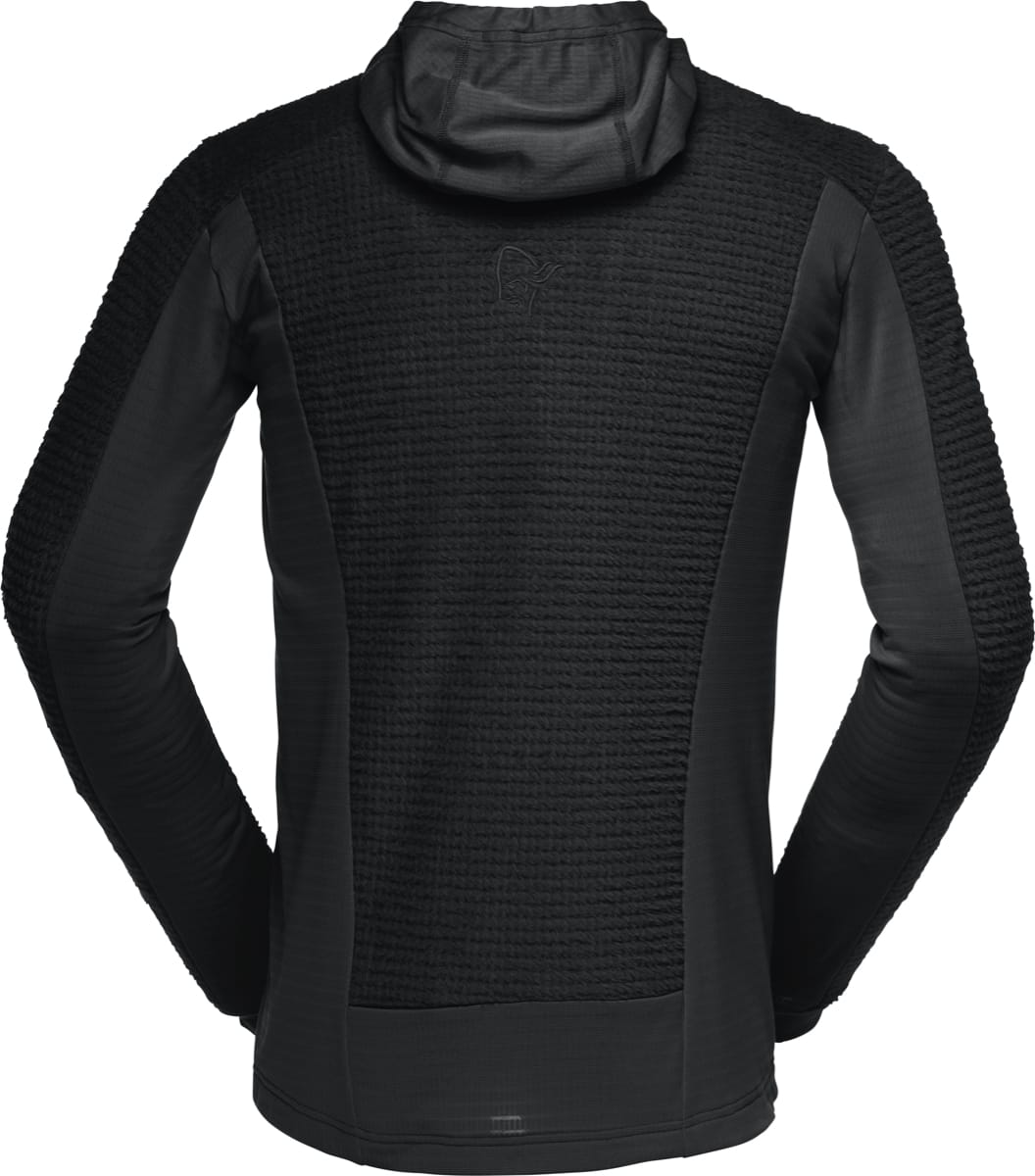 Norrøna Men's Falketind Alpha120 Zip Hood Caviar Black