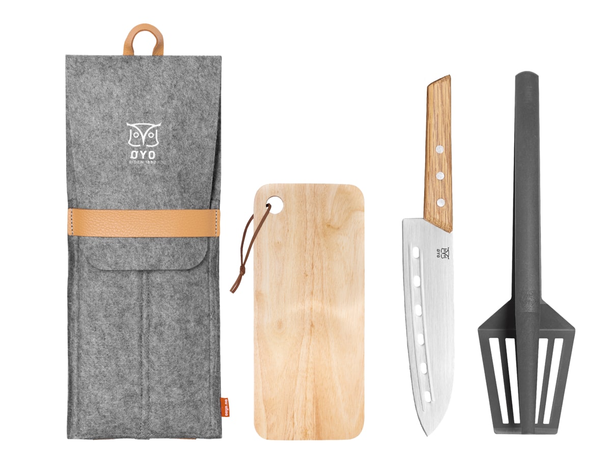 Øyo TRIO TURSETT M/KNIV, SPADEPINSETT OG FJØL Grey/Beige