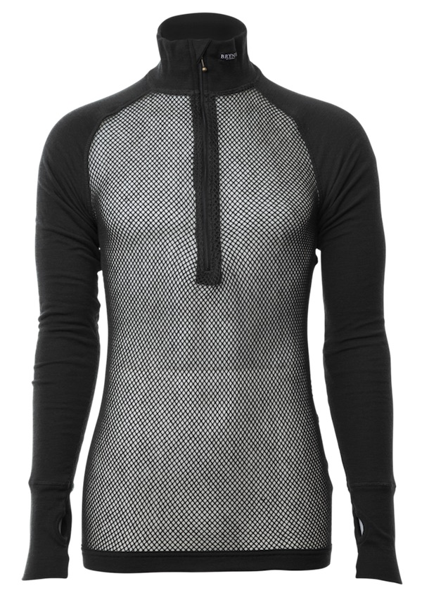 Brynje Arctic Zip Polo Combatshirt Black