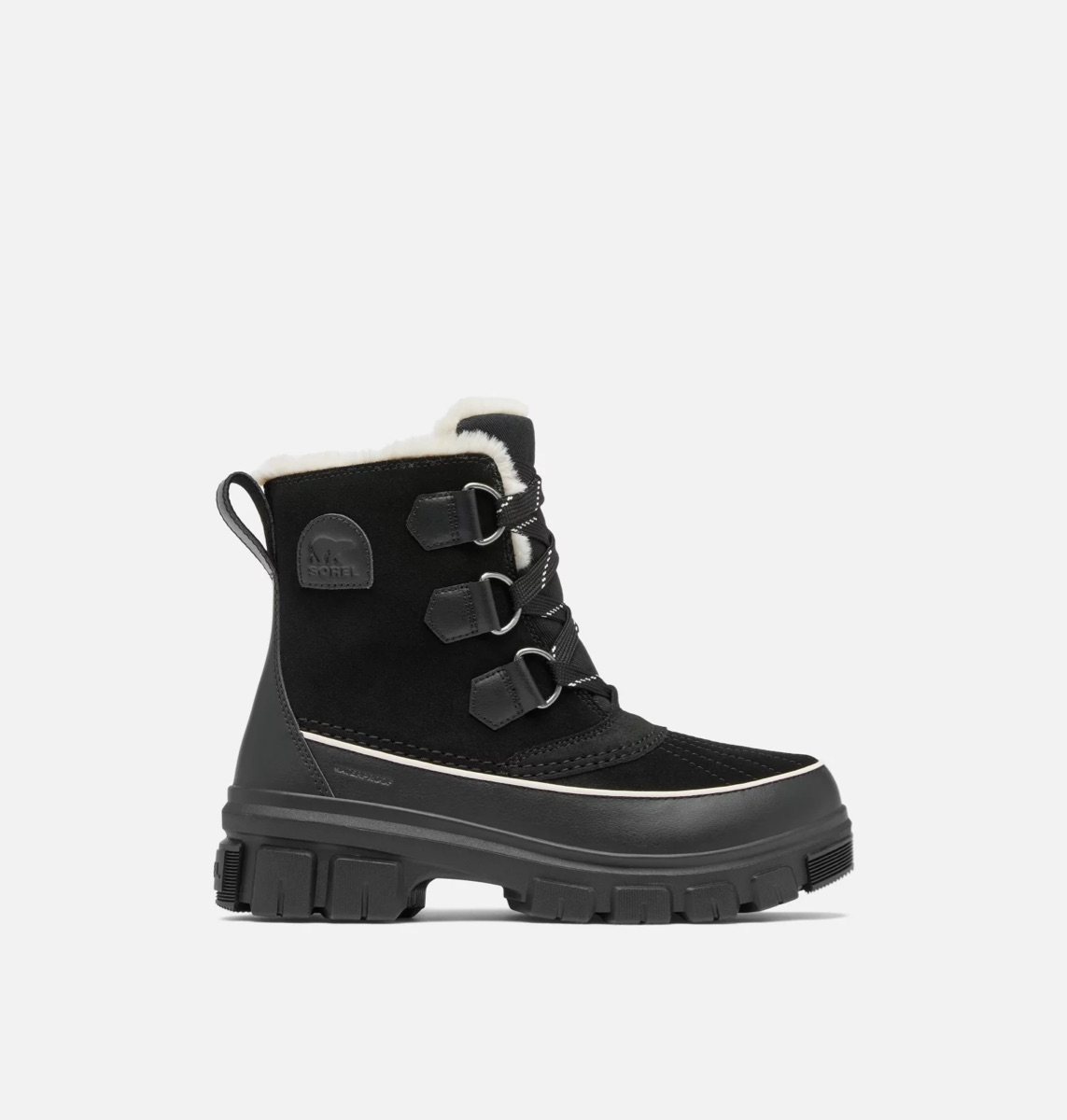 Sorel Women's Torino V Waterproof Black/Fawn