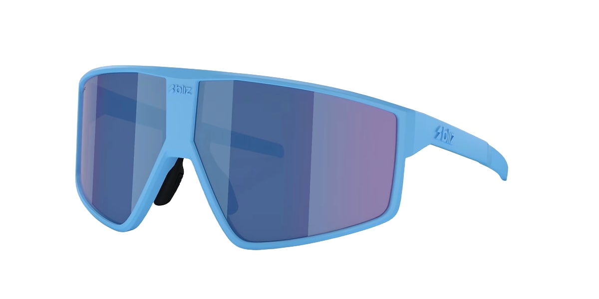 Bliz P002 Matt Blue / Grey W Blue Mirror
