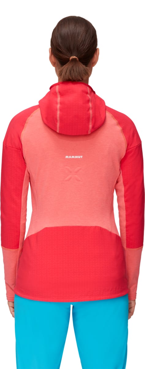 Mammut Eiswand Advanced Ml Hooded Jacket Women Barberry/Azalea