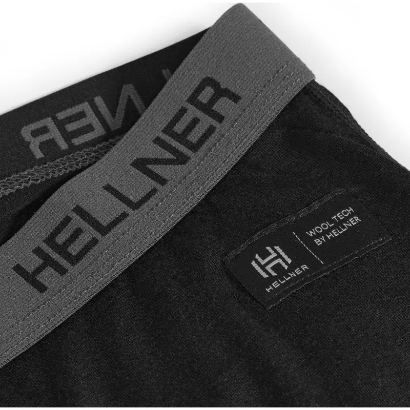 Hellner Women's Wool Tech Base Layer Pant Black Beauty