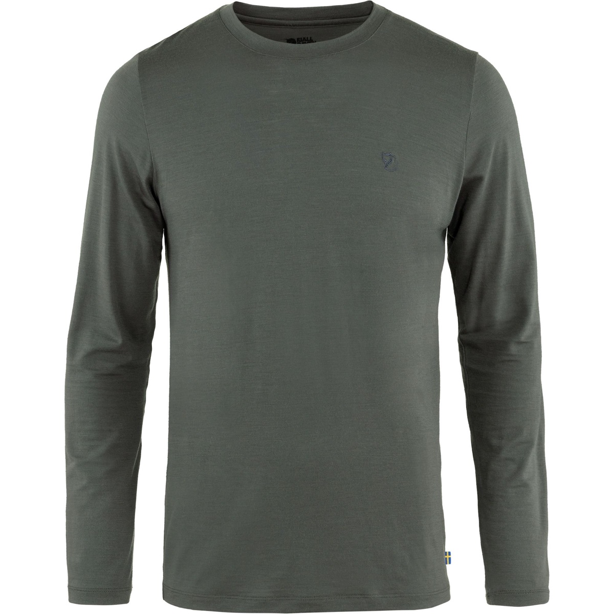 Fjällräven Men's Abisko Wool Long Sleeve Basalt