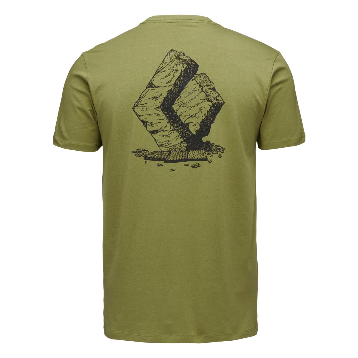 Black Diamond Men's Boulder SS Tee Camp Green
