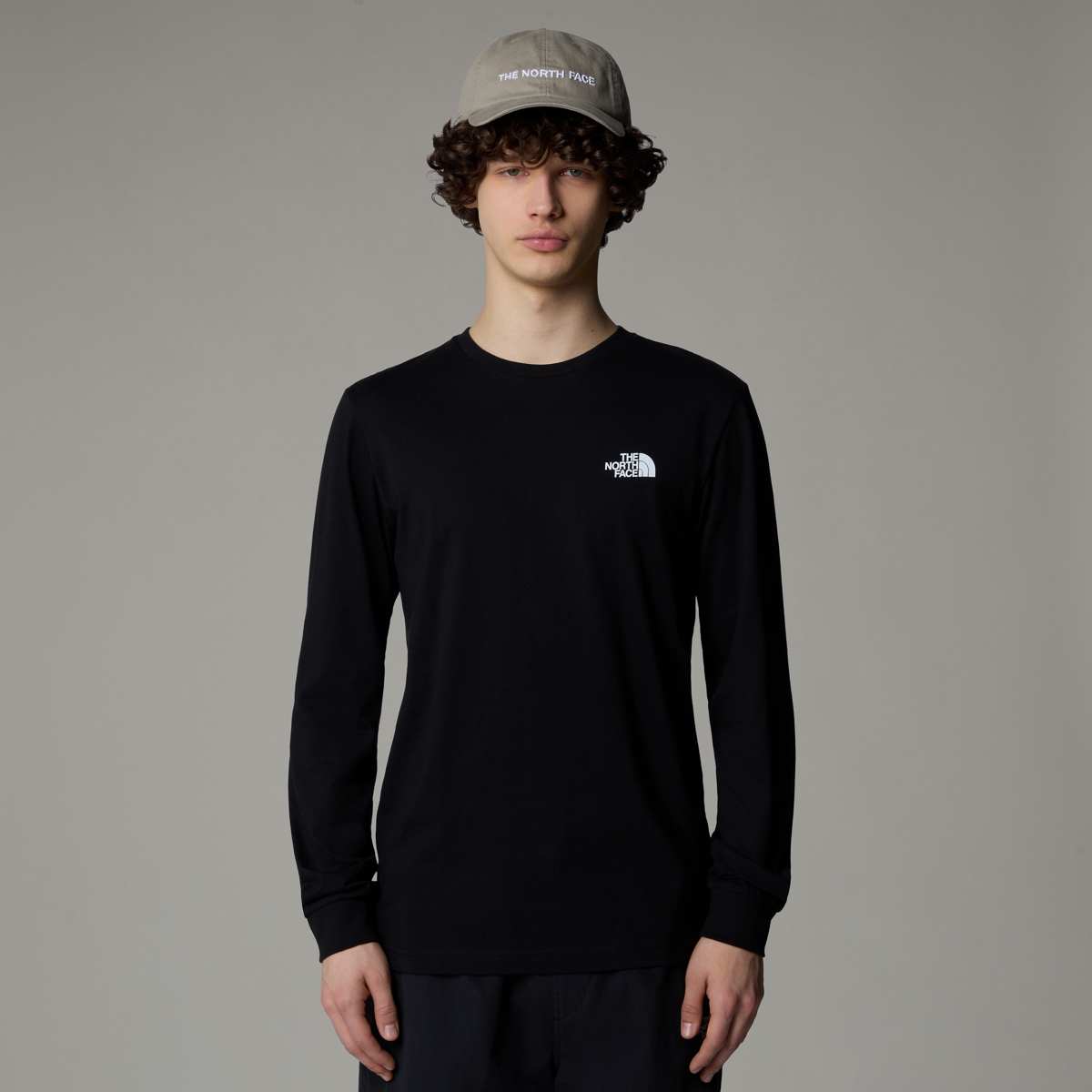 The North Face M L/S Redbox Tee Tnf Black