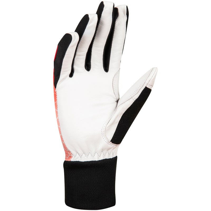Dæhlie Glove Race Leather Wmn Shocking Orange
