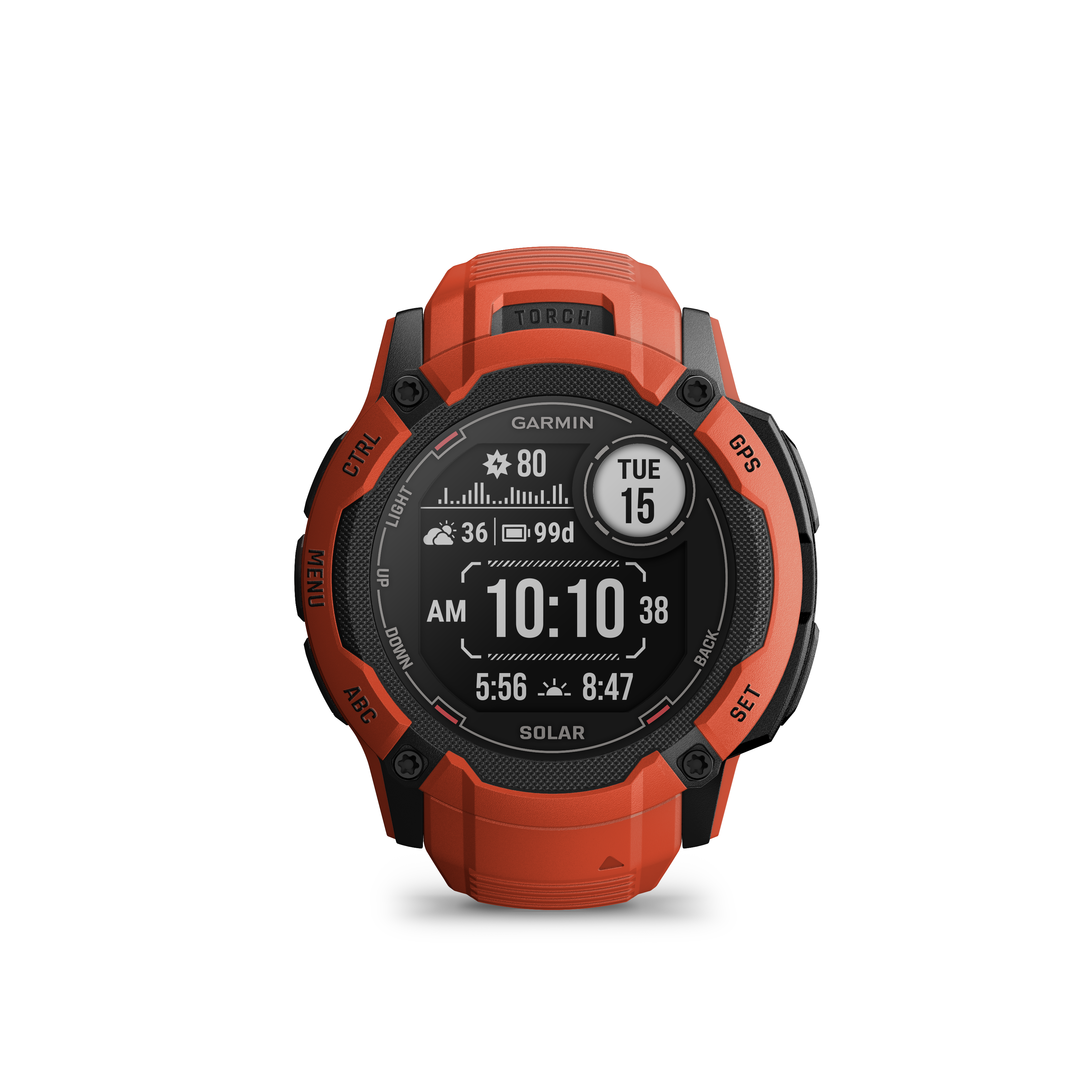 Garmin Instinct 2X Solar Flame Red